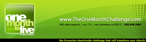 http://OneMonthToLiveChallenge.com/