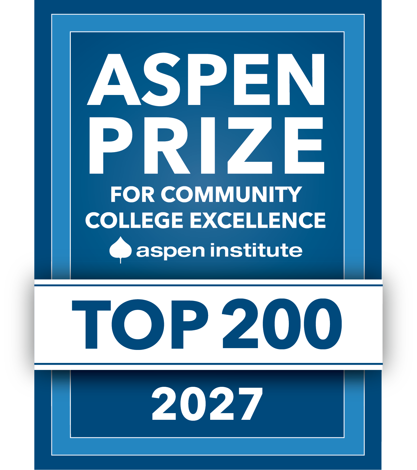 Graphic of Aspen Prize for Community College Excellence Top 200