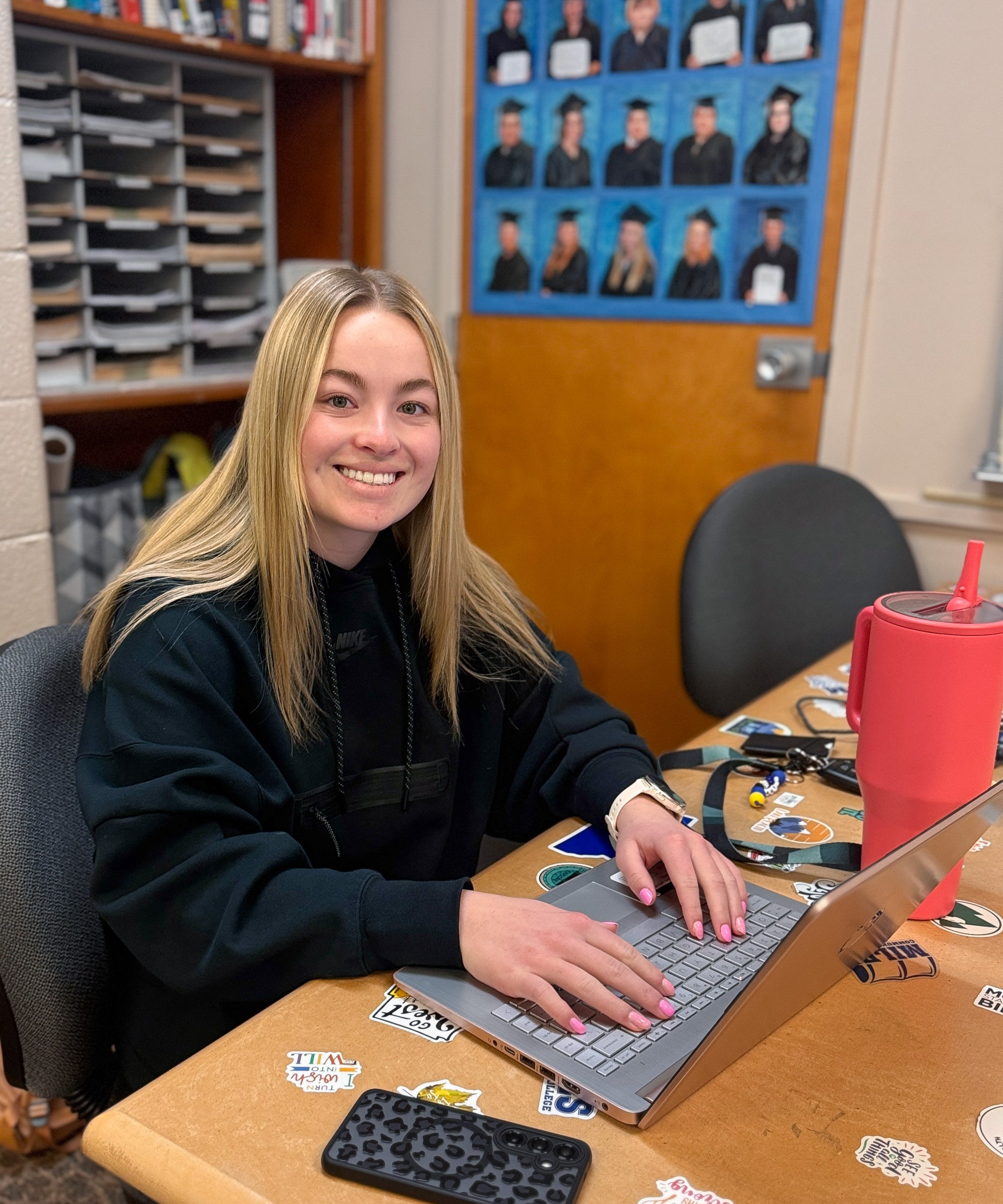 Image of student at computer